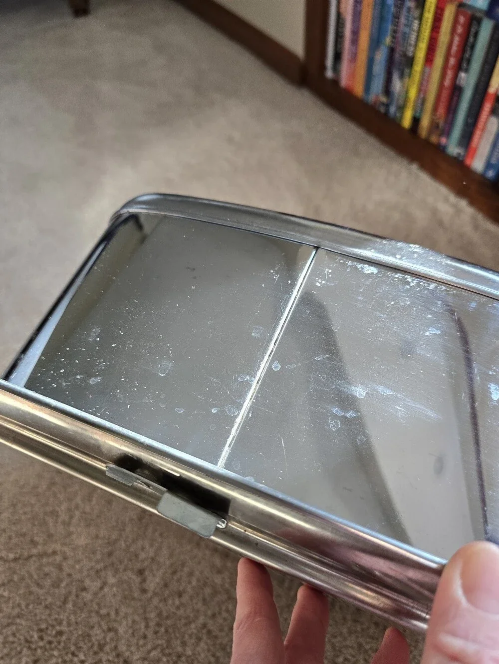 Vintage Lincoln Beautyware Cake Carrier Mid Century Chrome Cake Saver